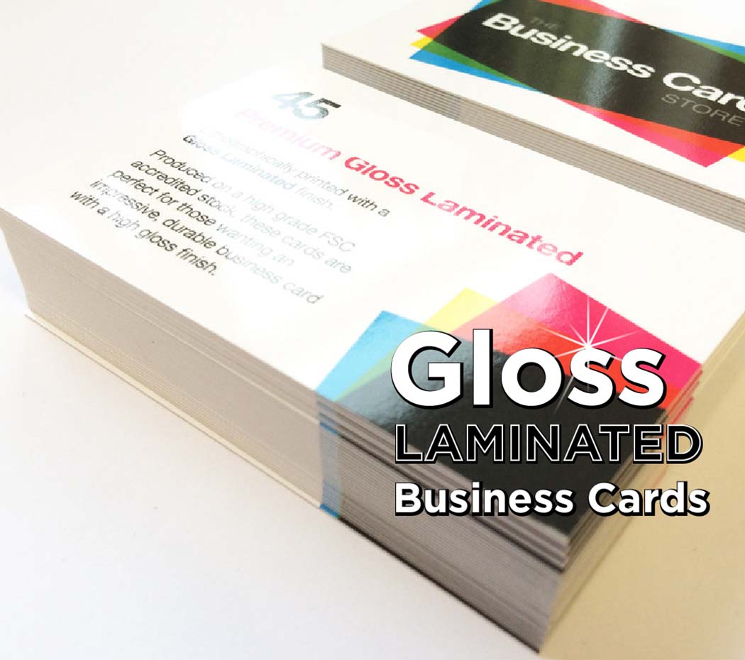 Gloss Laminated Business Cards